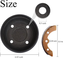 Load image into Gallery viewer, Golf Cart Brake Pads and Brake Drum Deluxe Set for Club Cart DS Precedent