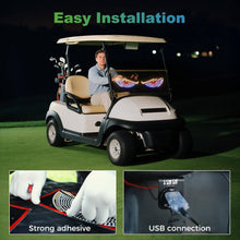 Load image into Gallery viewer, Golf Cart Devil Eyes LED Light – USB-Powered Windshield Display w/11 Dynamic Modes