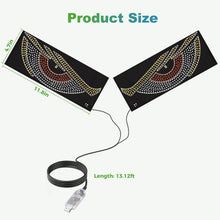 Load image into Gallery viewer, Golf Cart Devil Eyes LED Light – USB-Powered Windshield Display w/11 Dynamic Modes