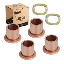 Load image into Gallery viewer, Golf Cart Flanged Spindle Bronze Bushing, King Pin Steering Knuckle Bushing Kit