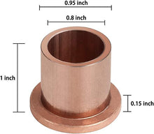 Load image into Gallery viewer, Golf Cart Flanged Spindle Bronze Bushing, King Pin Steering Knuckle Bushing Kit