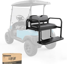 Load image into Gallery viewer, Golf Cart Flip Back Seat Kit for Club Car Precedent, Tempo, Onward, Deluxe Seat and Backrest