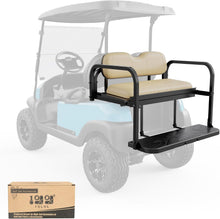 Load image into Gallery viewer, Golf Cart Flip Back Seat Kit for Club Car Precedent, Tempo, Onward, Deluxe Seat and Backrest