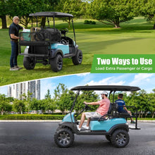Load image into Gallery viewer, Golf Cart Flip Back Seat Kit for Club Car Precedent, Tempo, Onward, Deluxe Seat and Backrest