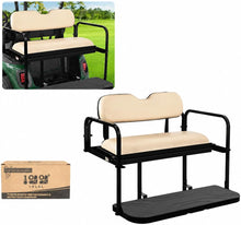 Load image into Gallery viewer, Golf Cart Folding Rear Seat Kit for EZGO RXV Add More Passenger or Storage Space