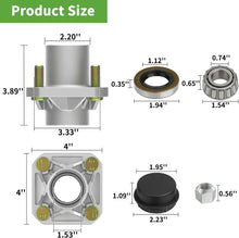 Load image into Gallery viewer, Golf Cart Front Wheel Hub Assembly Kit Club Car DS 1981-2003