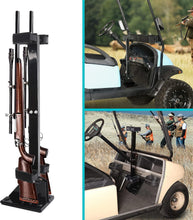 Load image into Gallery viewer, Golf Cart Gun Rack, Adjustable Gun Rack for Yamaha Club Car EZGO