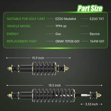 Load image into Gallery viewer, Golf Cart Heavy Duty Front Rear Shock Absorber Set for EZGO TXT Medalist 1994-up