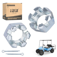 Load image into Gallery viewer, Golf Cart Hexagon Slotted Nut &amp; Pinning,Hexagon Nuts Kits for EZGO TXT 1976-Up
