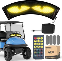 Load image into Gallery viewer, Golf Cart LED Devil Eyes Light Sign with Wireless Remote &amp; Bluetooth App Control