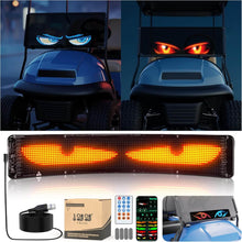 Load image into Gallery viewer, Golf Cart LED Devil Eyes Light Sign with Wireless Remote &amp; Bluetooth App Control