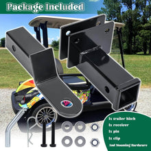 Load image into Gallery viewer, Golf Cart Rear Chassis Trailer Hitch and Receiver for Yamaha Drive G29 (2007-2016) G&amp;E