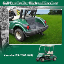 Load image into Gallery viewer, Golf Cart Rear Chassis Trailer Hitch and Receiver for Yamaha Drive G29 (2007-2016) G&amp;E