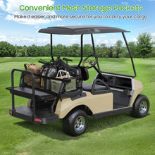 Load image into Gallery viewer, Golf Cart Rear Flip Seat for Club Car DS – Heavy-Duty Alloy Steel Frame w/ PE Cargo Deck