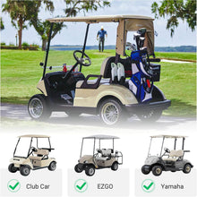 Load image into Gallery viewer, Golf Cart Rear Seat Bag Holder Bracket Attachment for Most 2+2 Golf Cart Rear Seats, No-Drilling