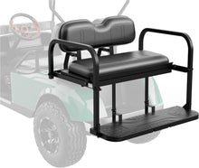 Load image into Gallery viewer, Golf Cart Rear Seat, Flip Folding Back Seat Kit Fits EZGO TXT No Roof Rear Strut Replacement Needed