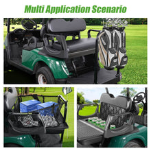 Load image into Gallery viewer, Golf Cart Rear Seat Kit 180° Flip Design for EZGO RXV with Padded Seat, Safety Armrest Cup Holder, Non-slip Pedal