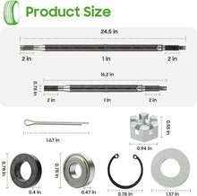Load image into Gallery viewer, Golf Cart RXV Rear Spline Axle Shaft with Bearing Seal Kit fit EZGO RXV Electric 2008 UP