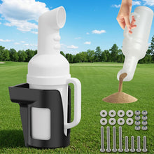 Load image into Gallery viewer, Golf Cart Sand Bottle with Holder for EZGO Club Car Yamaha, 35oz Capacity