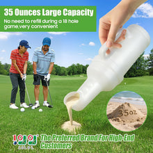 Load image into Gallery viewer, Golf Cart Sand Bottle with Holder for EZGO Club Car Yamaha, 35oz Capacity