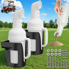 Load image into Gallery viewer, Golf Cart Sand Bottle with Holder for EZGO Club Car Yamaha, 35oz Capacity