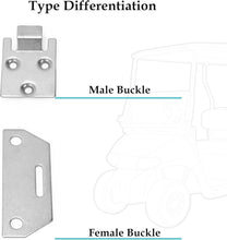 Load image into Gallery viewer, Golf Cart Seat Bottom Hinge Plates for EZGO RXV - Complete 2-Pair Set (Fits 2008+ Models)