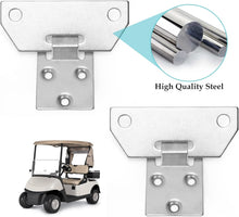 Load image into Gallery viewer, Golf Cart Seat Bottom Hinge Plates for EZGO RXV - Complete 2-Pair Set (Fits 2008+ Models)