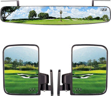 Load image into Gallery viewer, Golf Cart Side View Mirrors and Rear View Mirrors Foldable Universal