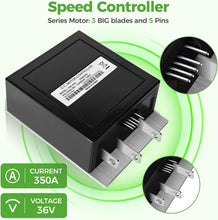Load image into Gallery viewer, Golf Cart Speed Controller 36V 350A 5Pin Suitable for Curtis EZGO TXT and MED