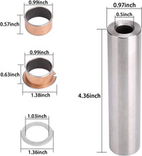 Load image into Gallery viewer, Golf Cart Spindle King Pin Tube &amp; Bushing Kit For EZGO RXV TXT PDS