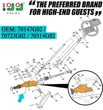 Load image into Gallery viewer, Golf Cart Steering Gear Box and Gear Rack Fits EZGO TXT 1994-2001