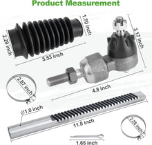 Load image into Gallery viewer, Golf Cart Steering Rack &amp; Rod Kit with Ball Joint/Boot Cover for EZGO Marathon 1971-1994