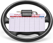 Load image into Gallery viewer, Golf Cart Steering Wheel with Scorecard Holder and Pen Holder for Club Car Precedent