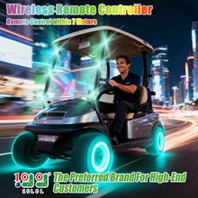 Load image into Gallery viewer, Golf Cart Strobe Light Kit – 6-Pack RGB Warning Lights with Remote Control