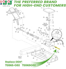 Load image into Gallery viewer, Golf Cart Throttle Accelerator Cable for EZGO ST350 &amp; Workhorse 1200 (1996-2005)