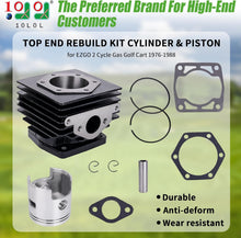 Load image into Gallery viewer, Golf Cart Top End Rebuild Kit for EZGO 2-Cycle Gas Carts (1976-1988 EC25-DS/2PG 244cc)