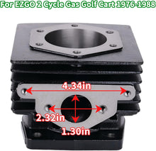 Load image into Gallery viewer, Golf Cart Top End Rebuild Kit for EZGO 2-Cycle Gas Carts (1976-1988 EC25-DS/2PG 244cc)