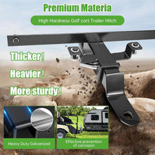 Load image into Gallery viewer, Golf Cart Trailer Hitch Suitable for Club Car DS Models Backseat Footrest