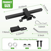 Load image into Gallery viewer, Golf Cart Trailer Hitch Suitable for Club Car DS Models Backseat Footrest