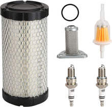 Load image into Gallery viewer, Golf Cart Tune Up Kit for EZGO TXT RXV Air Filter Oil Filter Fuel Filter Spark Plug