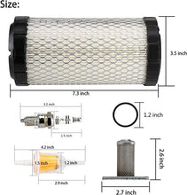 Load image into Gallery viewer, Golf Cart Tune Up Kit for EZGO TXT RXV Air Filter Oil Filter Fuel Filter Spark Plug
