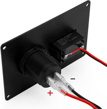 Load image into Gallery viewer, Golf Cart Volt Meter and USB Port 2-in-1 Panel with 3.0 Fast Charging