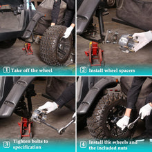 Load image into Gallery viewer, Golf Cart Wheel Spacers Adapters 2 inch for EZGO Club Car Yamaha