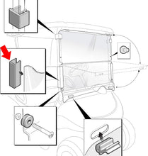 Load image into Gallery viewer, Golf Cart Windshield Hinge for EZGO RXV 2008