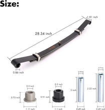 Load image into Gallery viewer, Heavy Duty Golf Cart Leaf Spring Kit Bushings &amp; Sleeves for Club Car DS &amp; Precedent 1981-Up