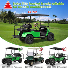 Load image into Gallery viewer, Heavy Duty Rear Strut Support Brackets for EZGO TXT 88 Inch Long Roof Golf Carts