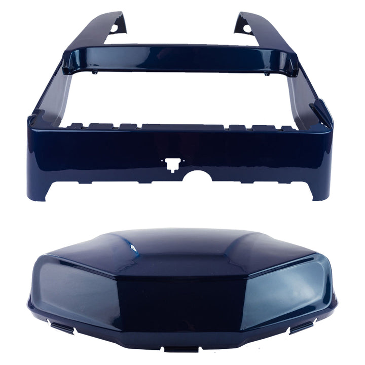 Nivel Club Car Tempo OEM-Style Midnight Blue Metallic Body Kit | 2018-Up — manufacturer photo 1
