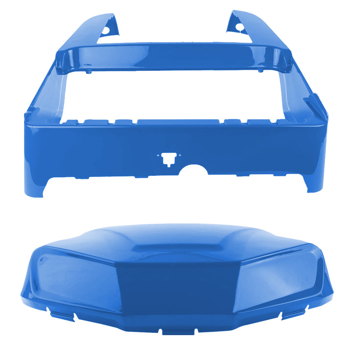 Nivel Club Car Tempo OEM-Style Capri Blue Body Kit | 2018-Up — manufacturer photo 1