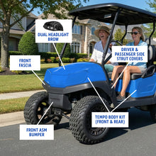 Load image into Gallery viewer, Nivel Club Car Precedent Body Conversion Kit – Capri Blue | 2004-Up — manufacturer photo 3