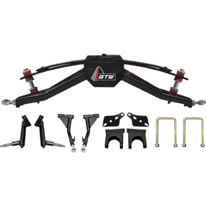 GTW 6 inch double A-arm lift kit for Club Car DS with metal hub covers